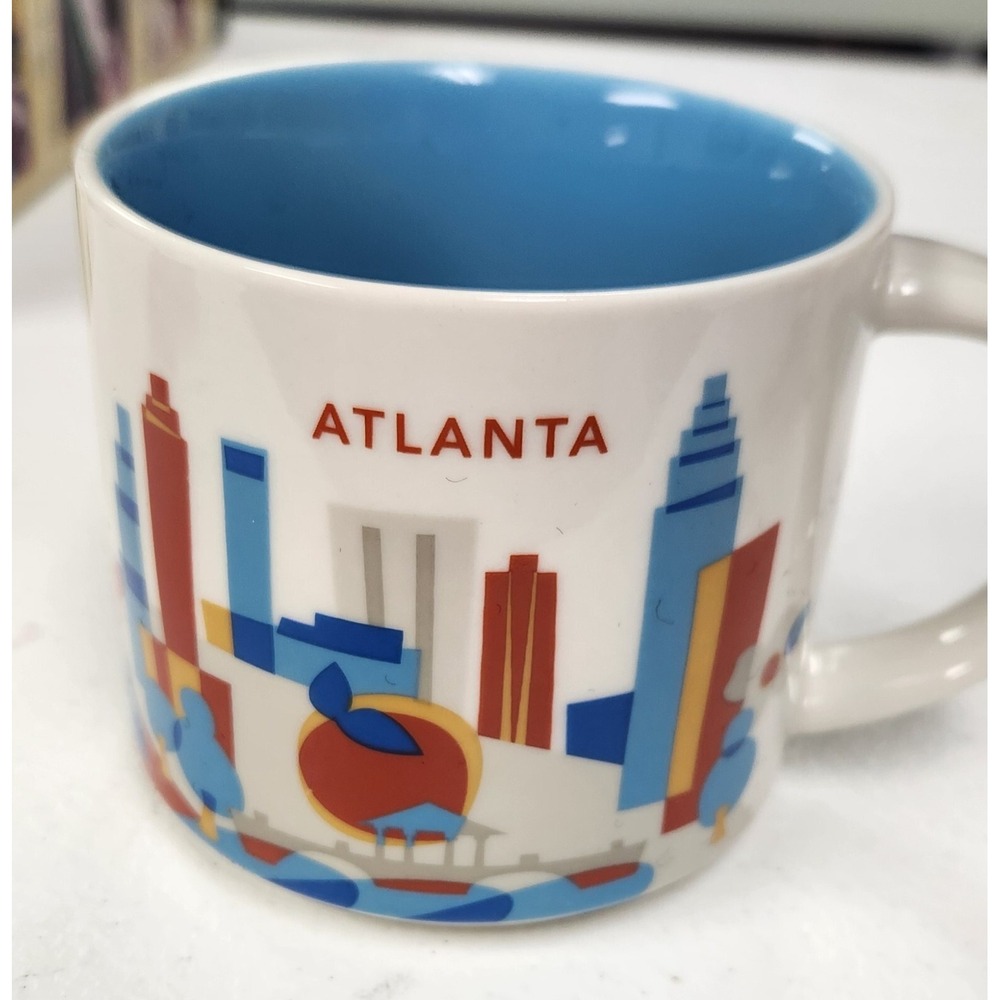 STARBUCKS You Are Here Collection ATLANTA Coffee Tea Mug Cup 14 oz 2015